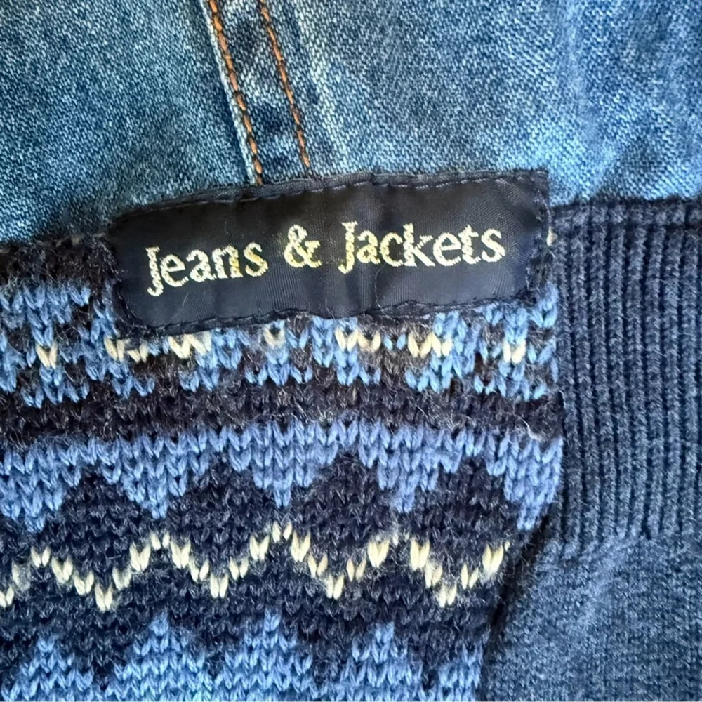 Handmade Upcycled Denim Patchwork Maxi Dress Size XL Artisan Eco-Friendly - Picture 7 of 16